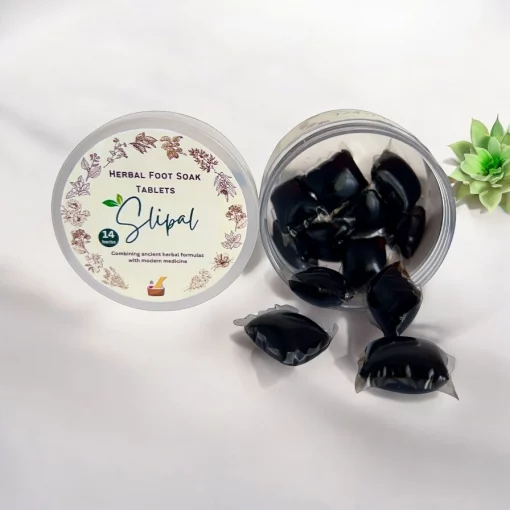 Slipal Herbal Foot Soak Tablets – 14 Precious Herbs for Foot Pain Relief & Relaxation (12 Tablets Per Jar) - Image 5