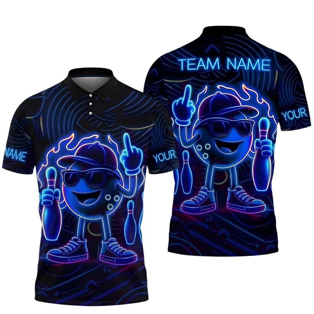 Funny Bowling Shirt – Personalized Team Name Polo Shirt for Bowling Lovers