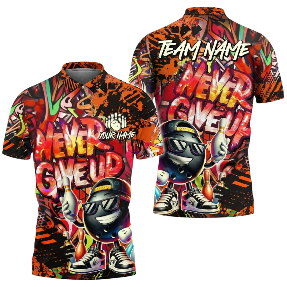 custom-bowling-polo-shirt-never-give-up-personalized-team-bowling-shirt-multi-color (4)