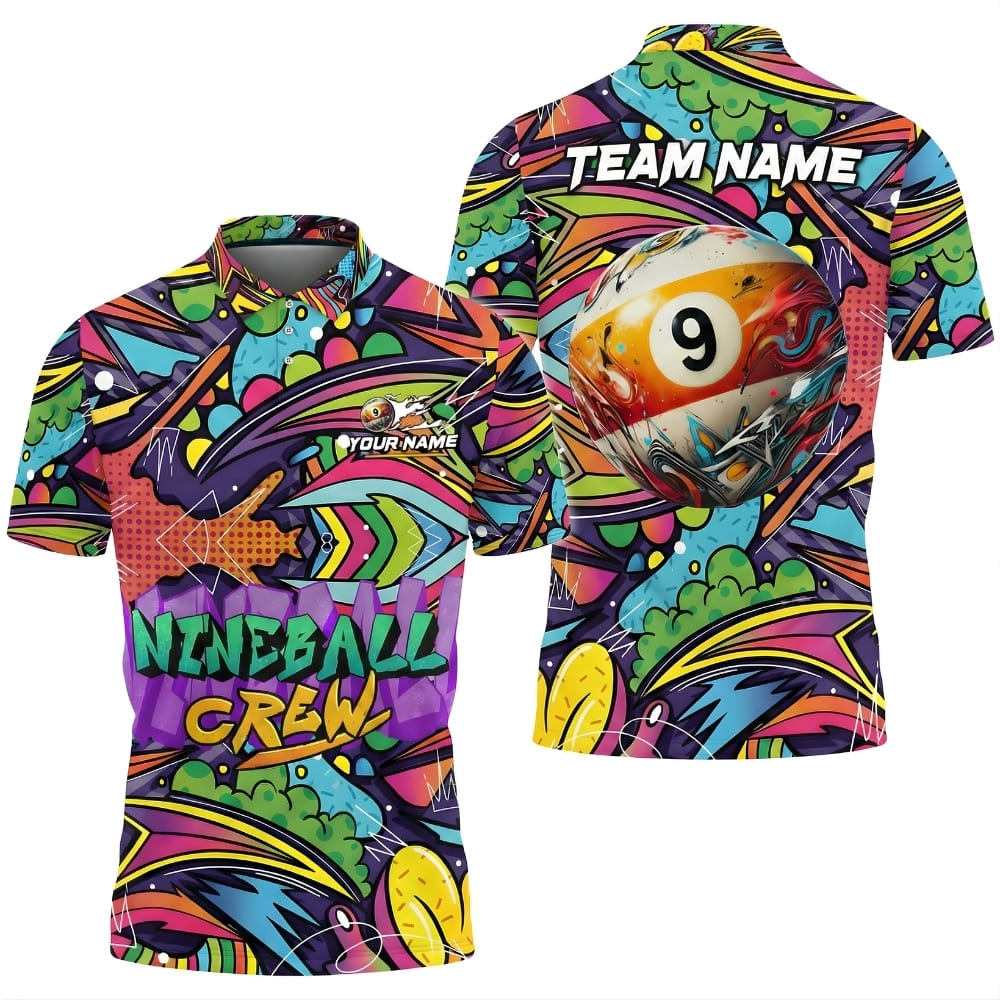 custom-billiard-polo-shirt-9-ball-graffiti-pop-art-crew