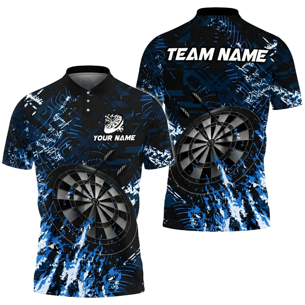 Custom Dart Team Polo Shirt – Personalized Name & Team Name | Professional Dart Jersey