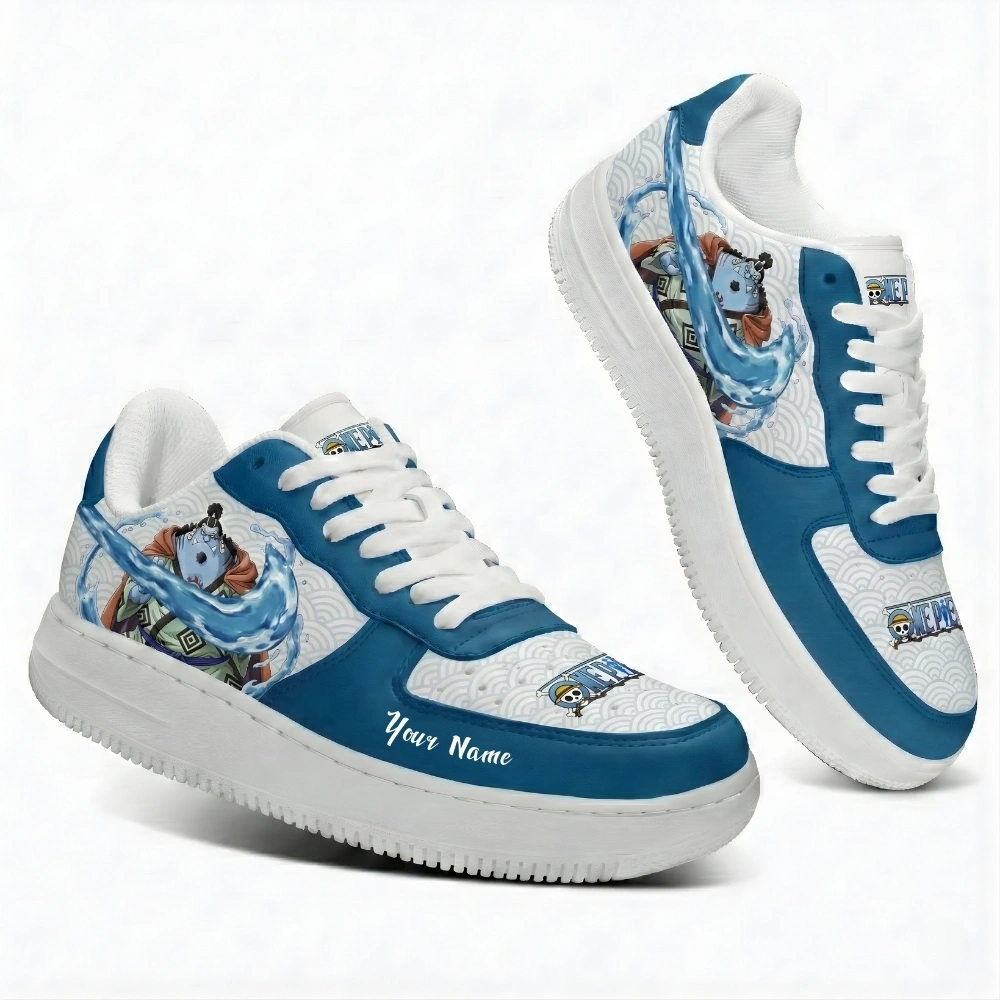 Jinbei Custom Anime Sneakers – Personalized One Piece Inspired Shoes