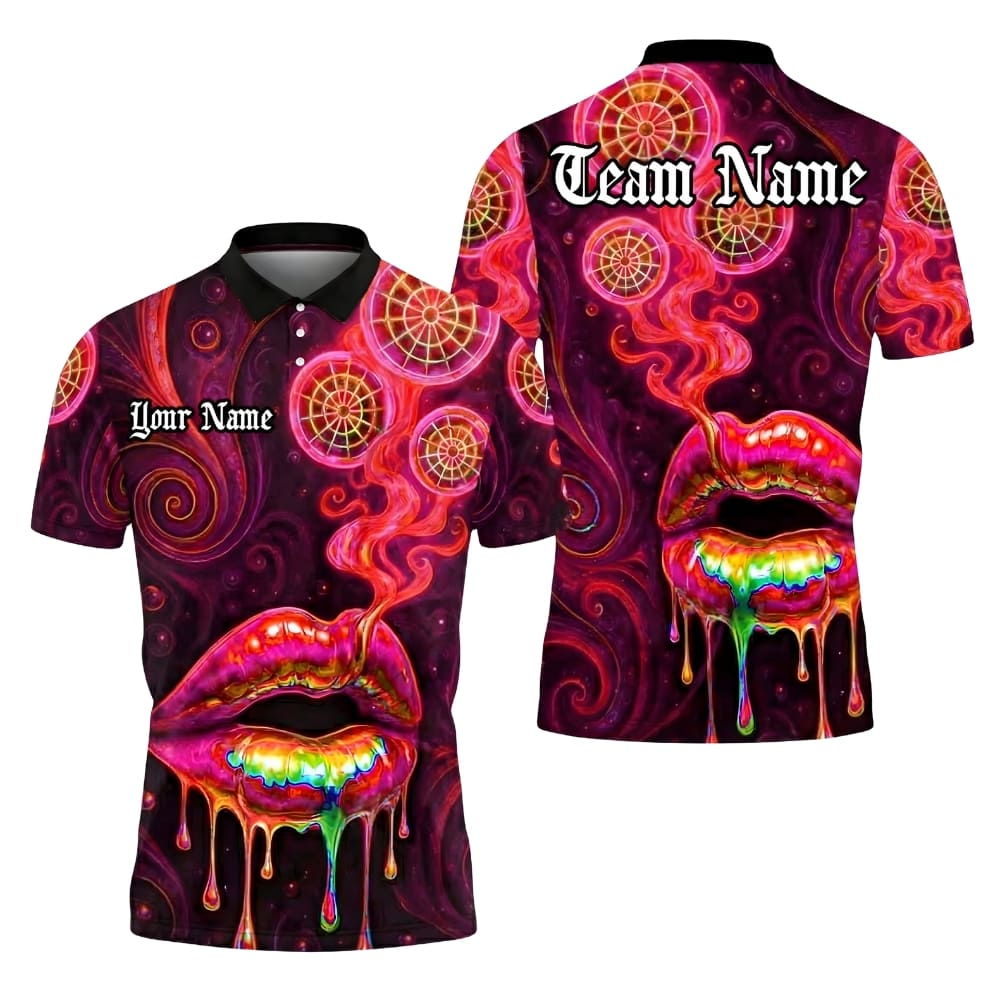psychedelic-lips-dart-polo-shirt-red-front-back