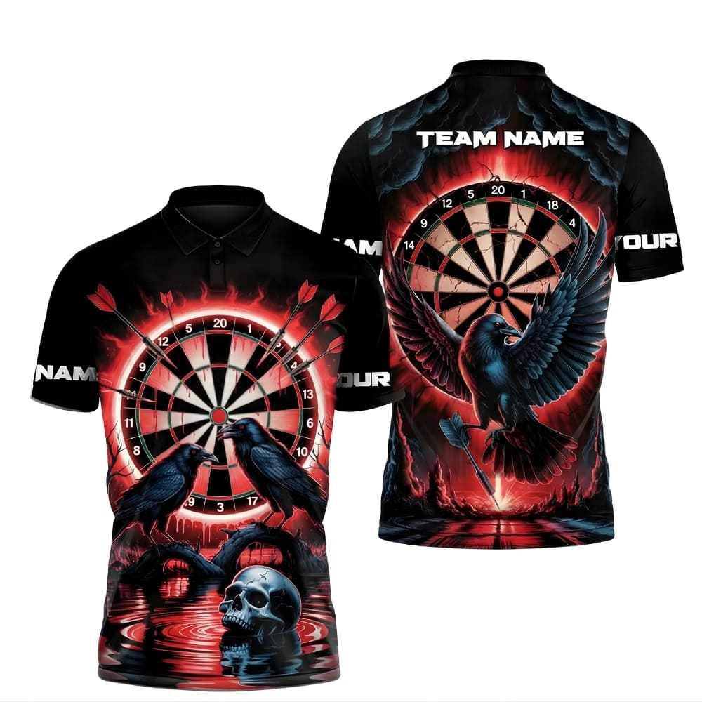 raven-dart-shirt-red-design