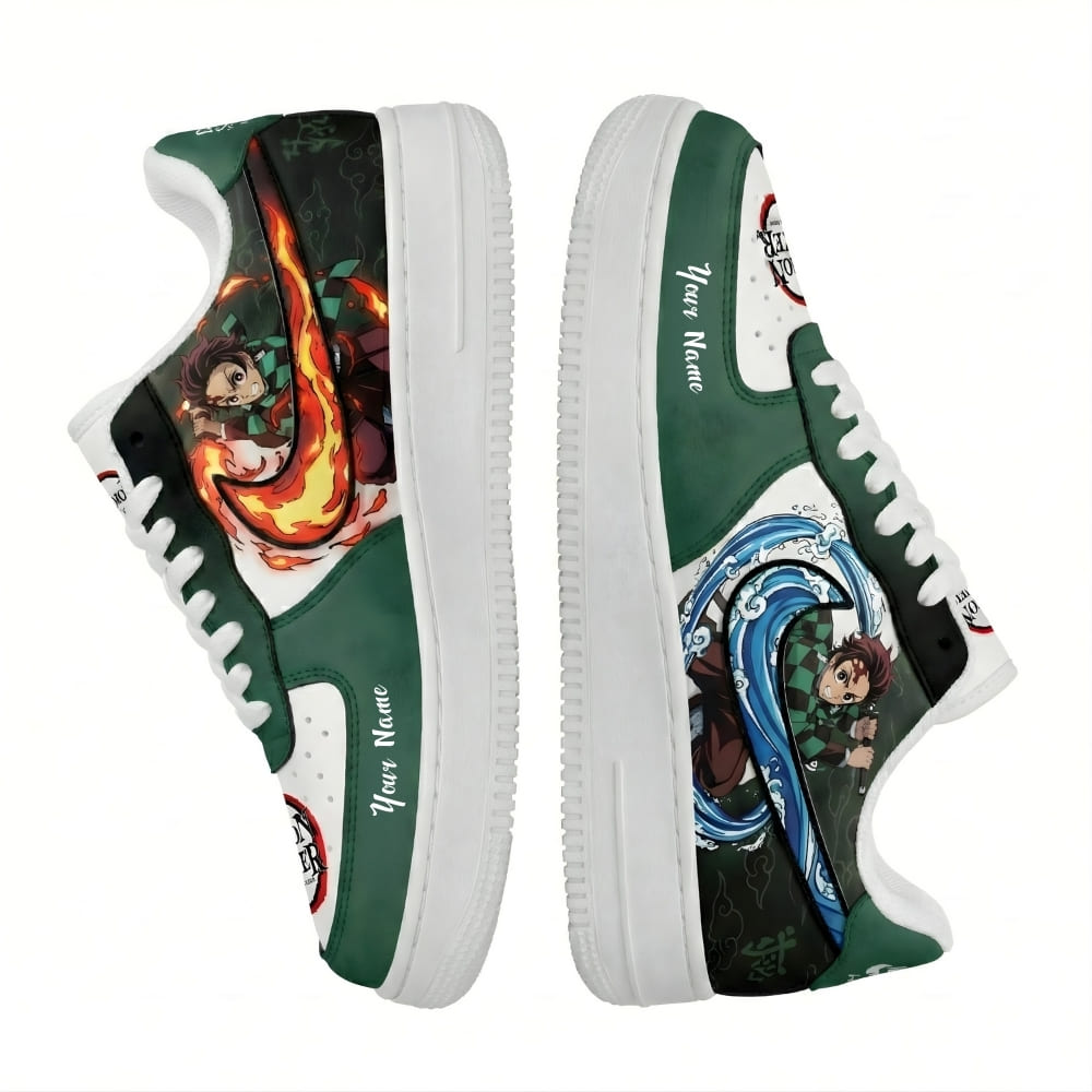 tanjiro-demon-slayer-custom-sneakers-dual-design-view