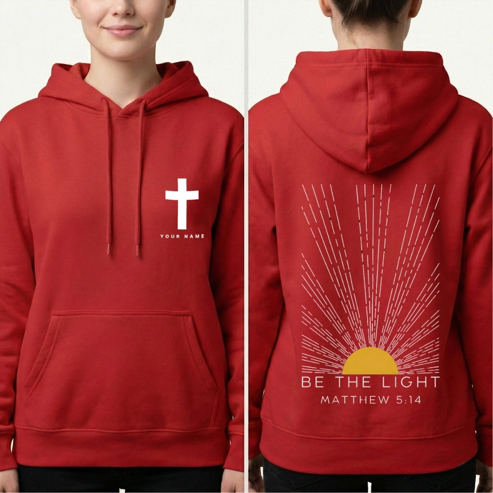 Be the Light Sunrise Christian T-Shirt, Hoodie & Sweatshirt (Unisex)
