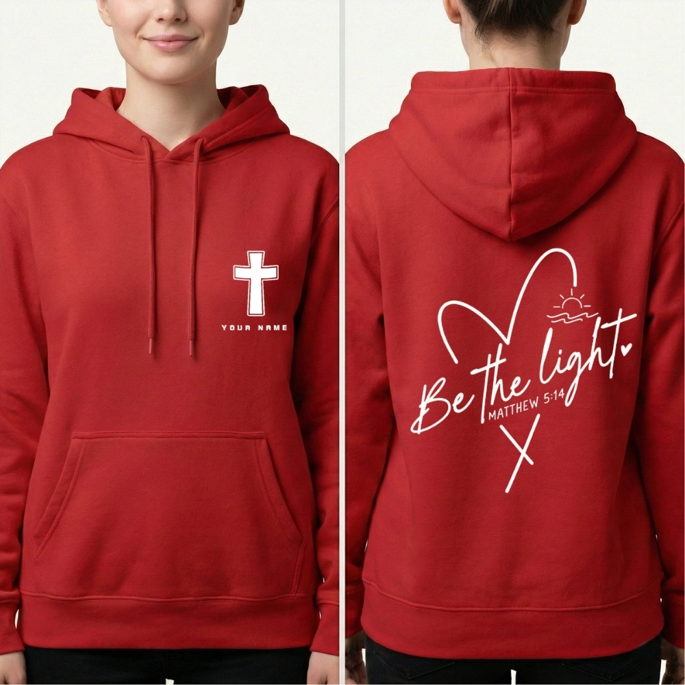 Be the Light Christian T-Shirt, Hoodie & Sweatshirt (Unisex)