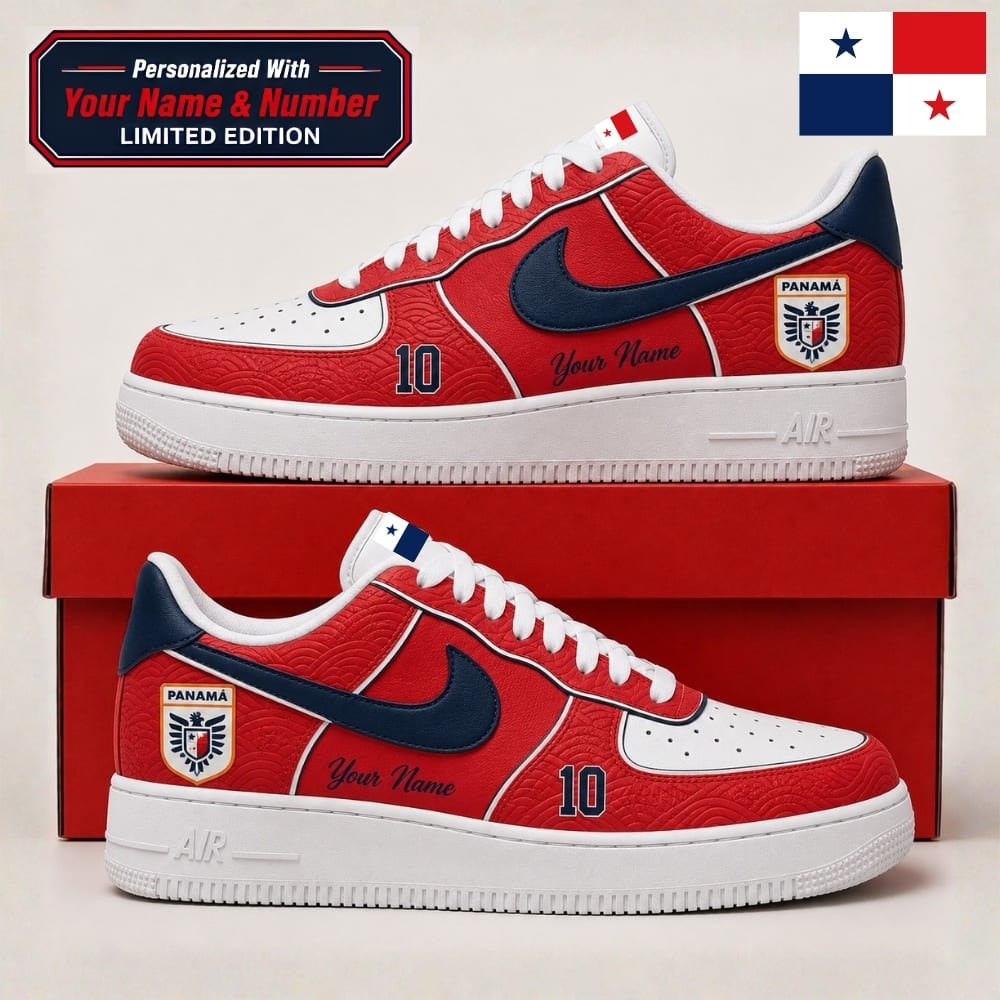 Personalized Panama Los Canaleros Sneakers – Custom Name & Number | World Cup 2026