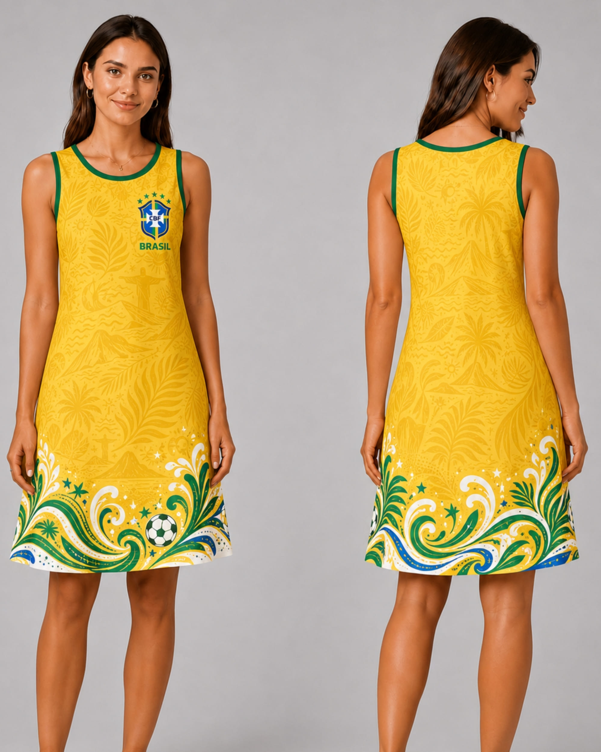 Brazil Fan Soccer Dress – World Cup 2026