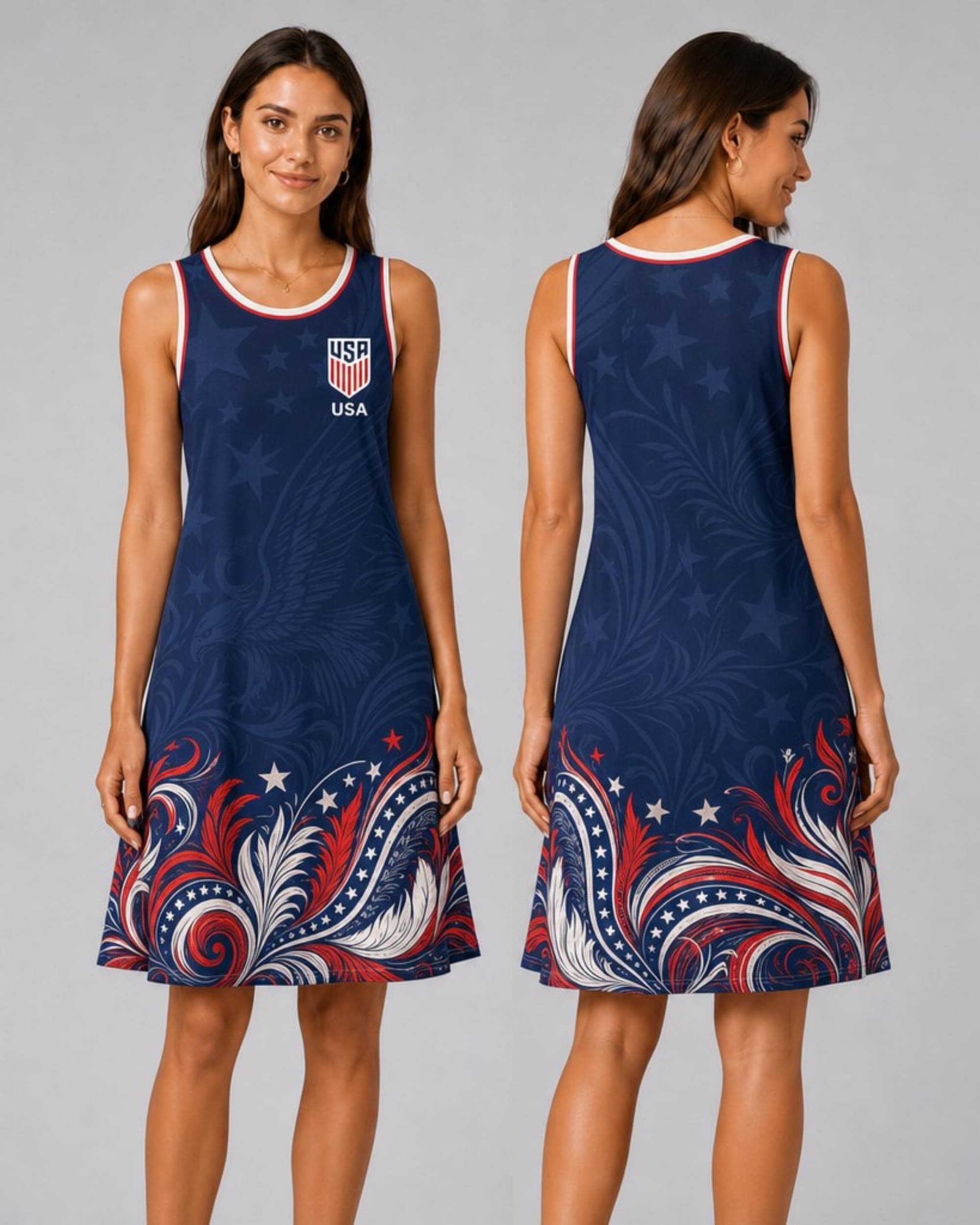 USA Fan Soccer Dress – World Cup 2026