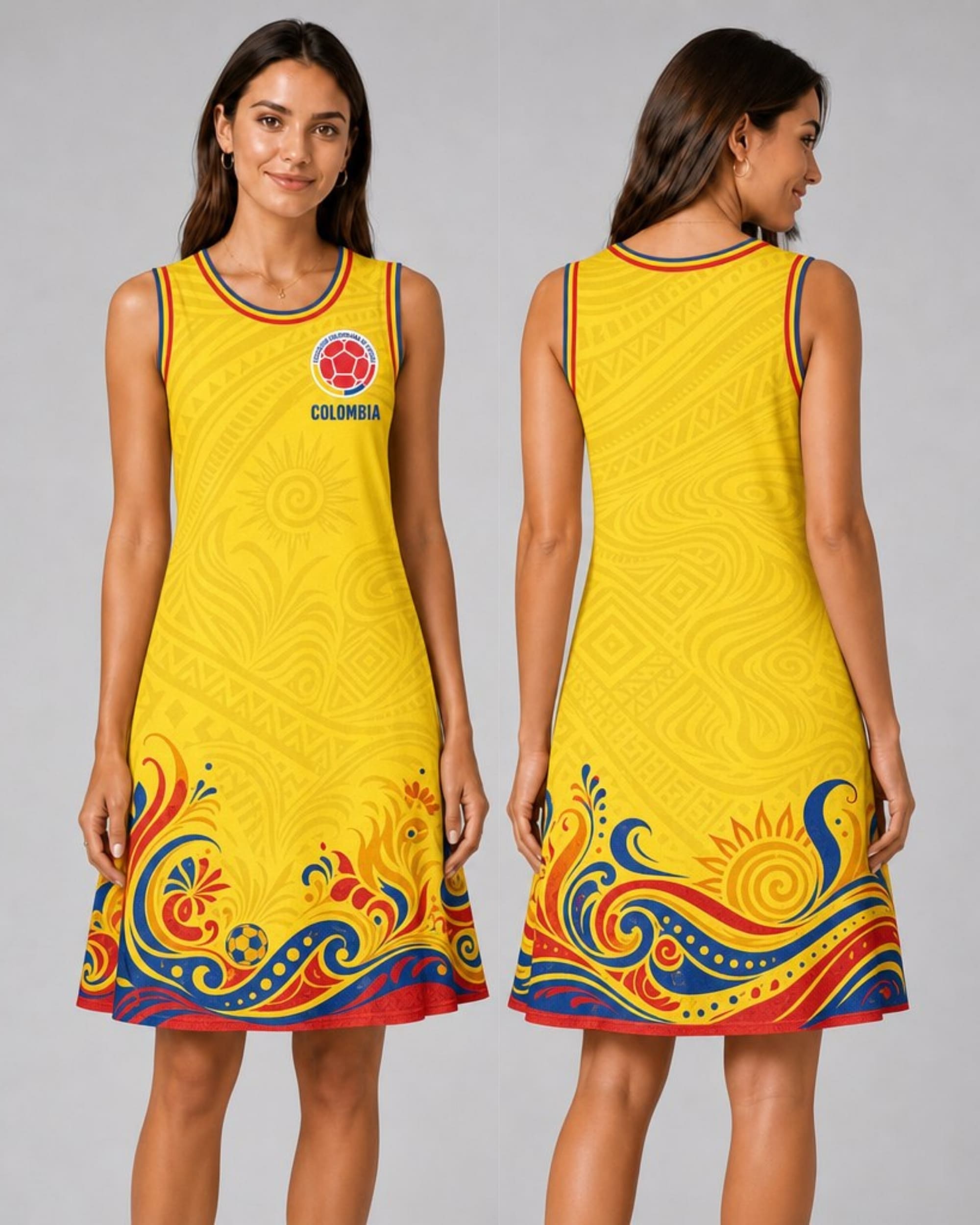 Colombia Fan Soccer Dress – World Cup 2026