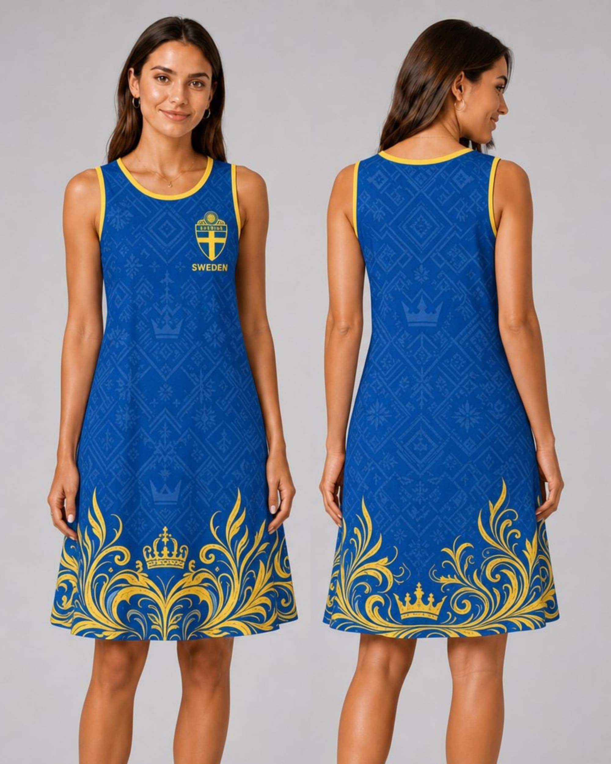 Sweden Fan Soccer Dress – World Cup 2026