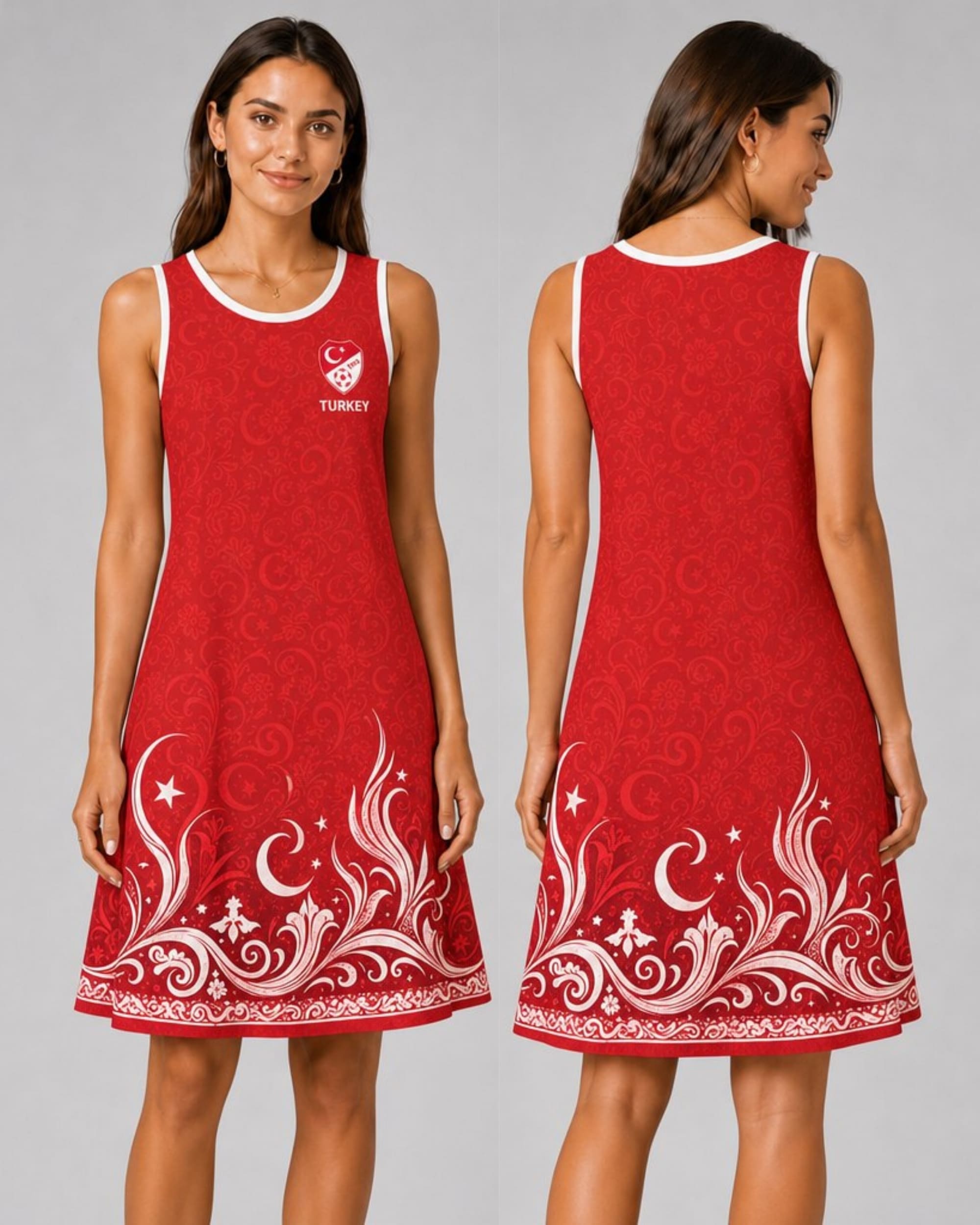 Turkey Fan Soccer Dress – World Cup 2026