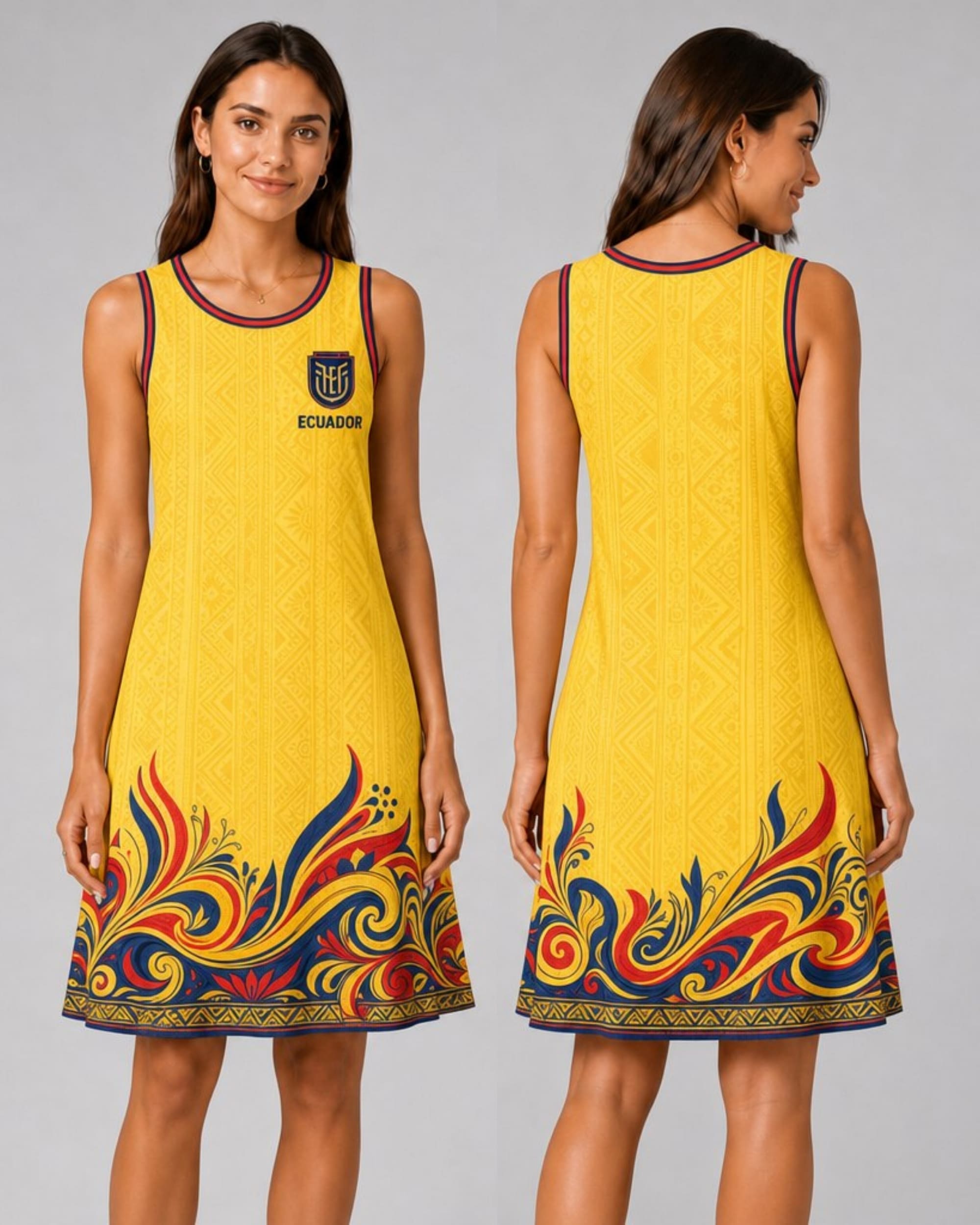 Ecuador Fan Soccer Dress – World Cup 2026