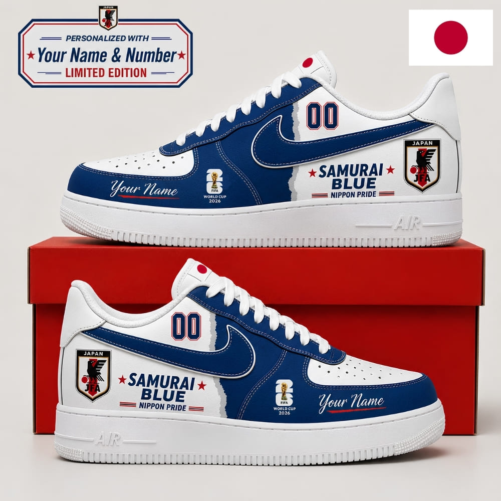 Personalized Japan Fan Sneakers – Custom Name & Number