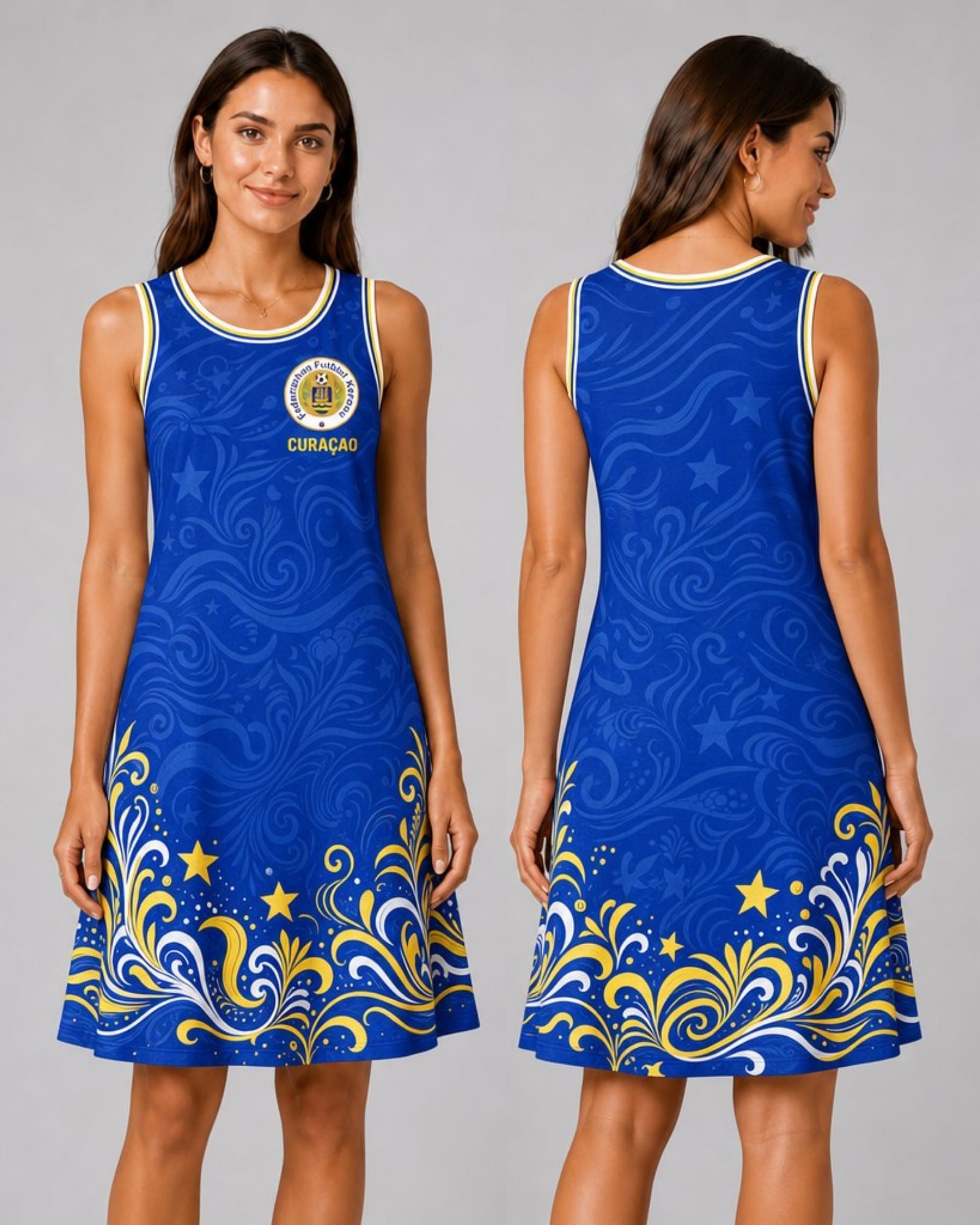 Curaçao Fan Soccer Dress – World Cup 2026
