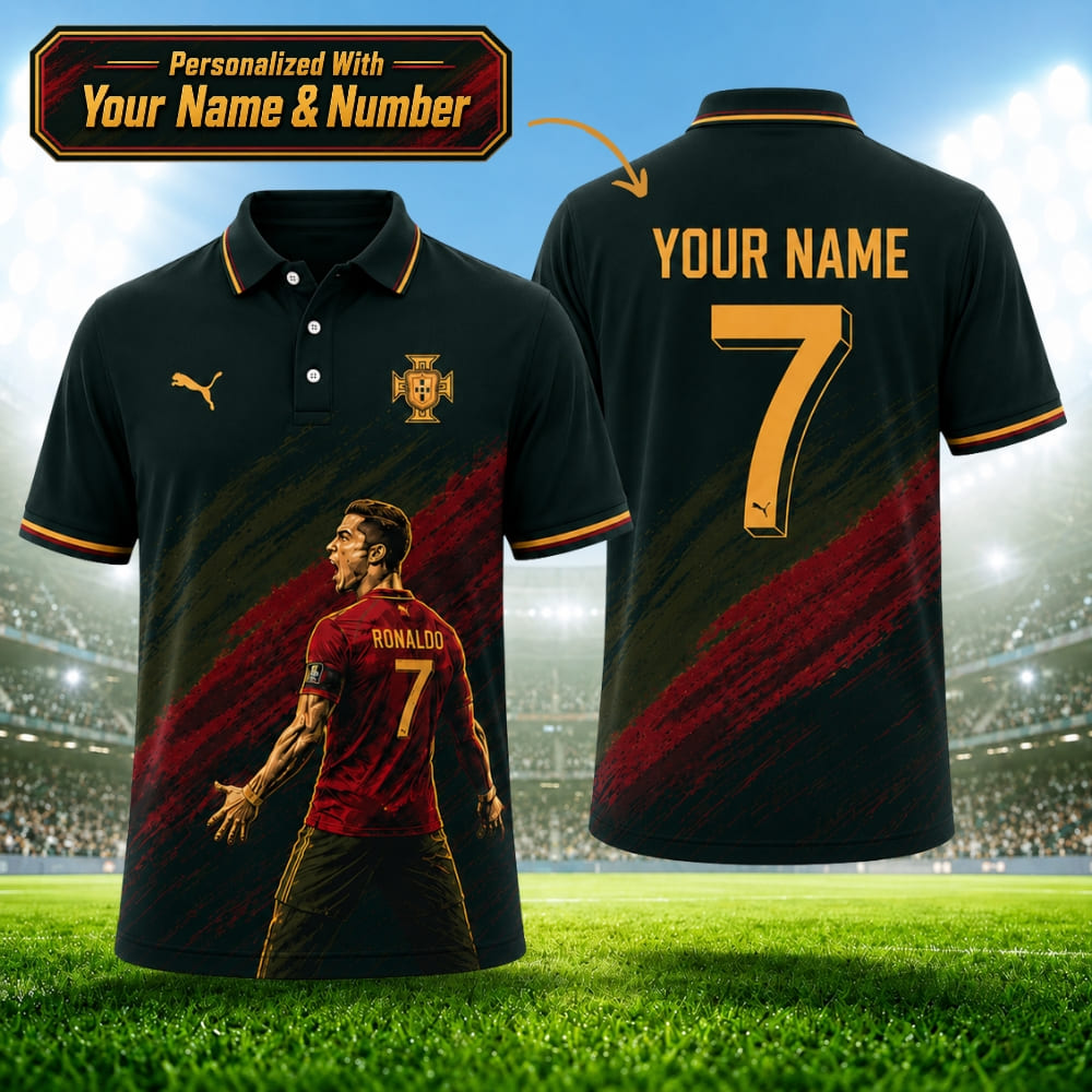 Personalized Portugal Ronaldo - No.7 Legacy Shirt – Custom Name & Number | World Cup 2026