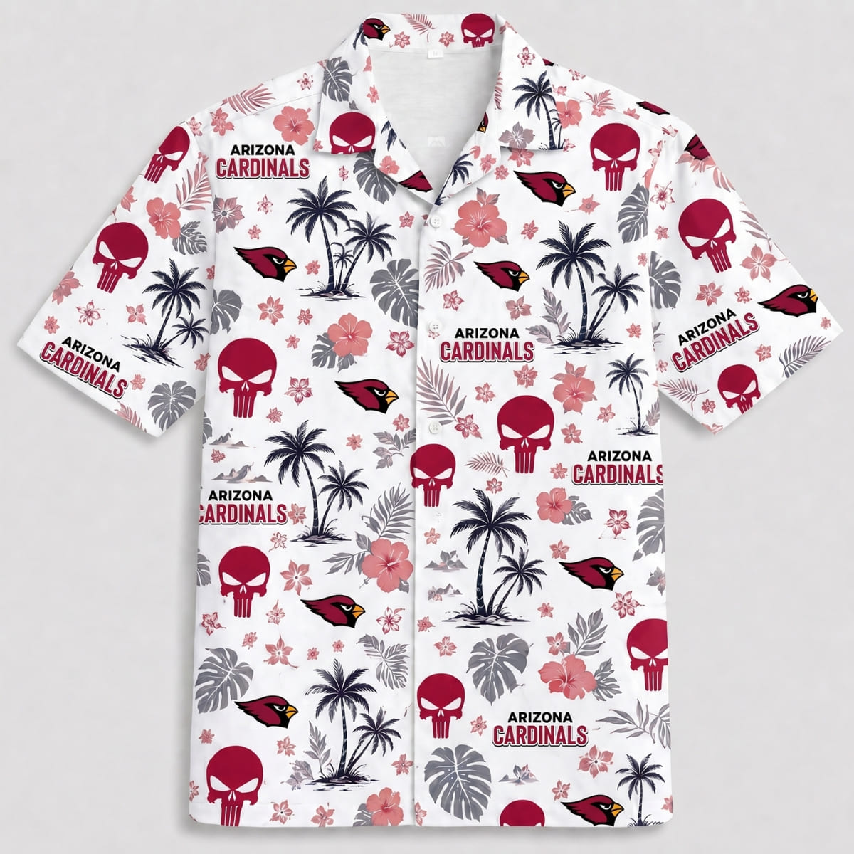 Arizona Cardinals Skull Island Hawaiian Shirt – NFL Fan Outfit