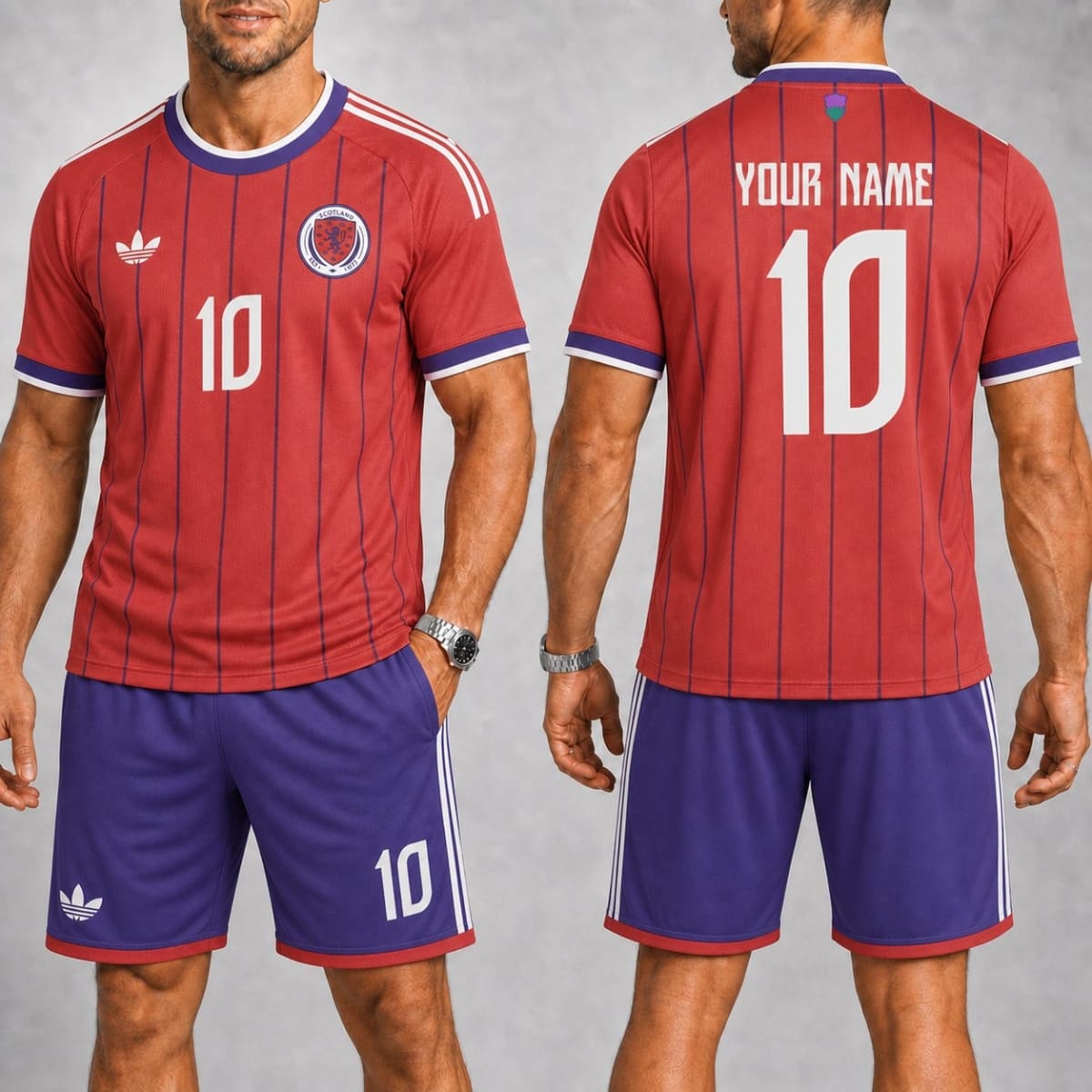 Personalized Scotland Away Jersey & Shorts Set – Custom Name & Number | World Cup 2026