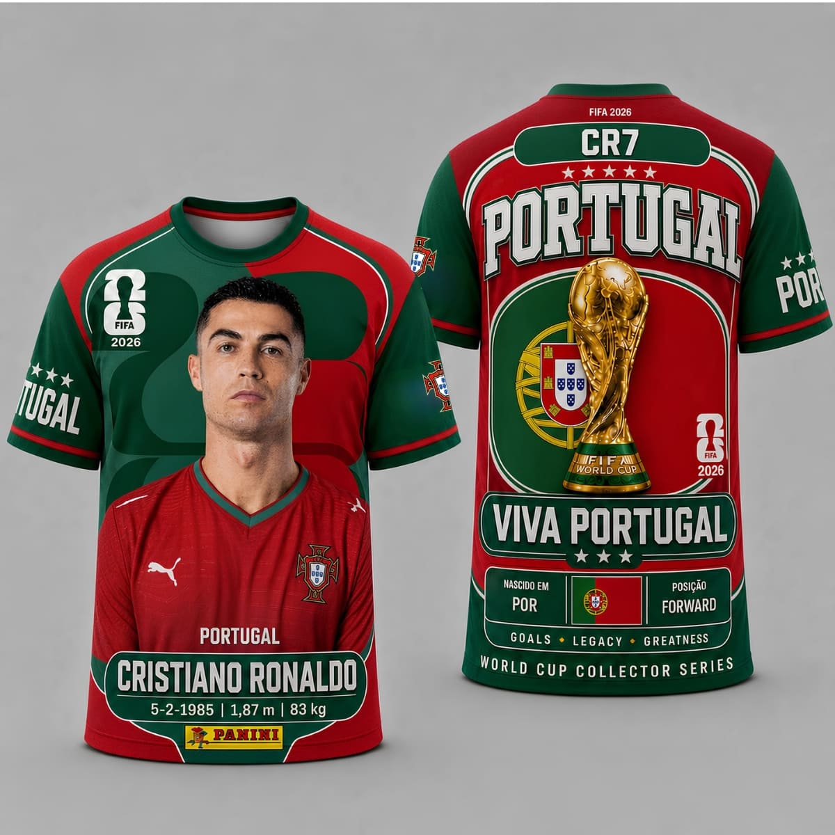 Cristiano Ronaldo Portugal World Cup 2026 Collector Unisex T-Shirt