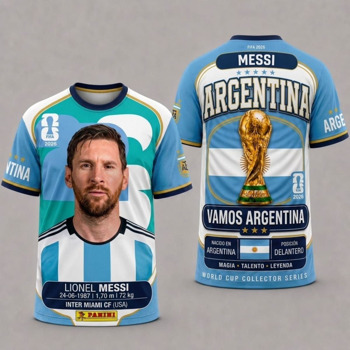 Lionel Messi Argentina World Cup 2026 Collector Unisex T-Shirt