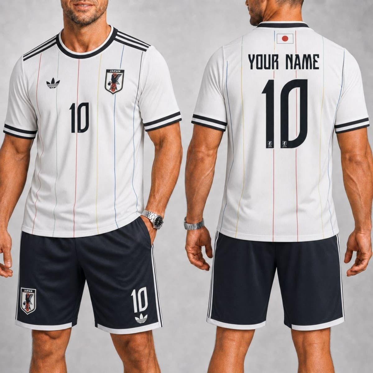 Personalized Japan Away Jersey & Shorts Set – Custom Name & Number | World Cup 2026