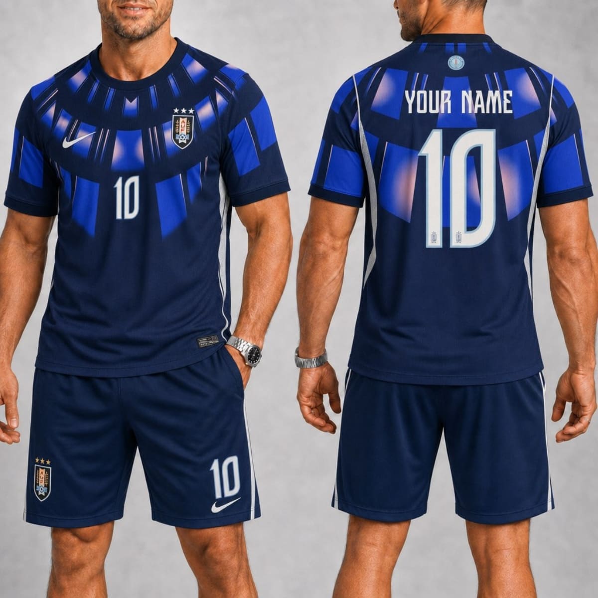Personalized Uruguay Away Jersey & Shorts Set – Custom Name & Number | World Cup 2026