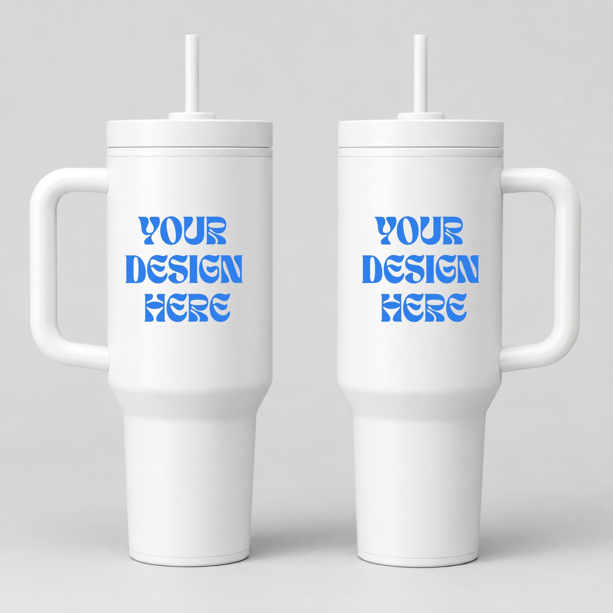 Customized Tumbler – Personalized Name, Team Name, Logo Design | Custom Printed Stainless Steel Tumbler With Straw