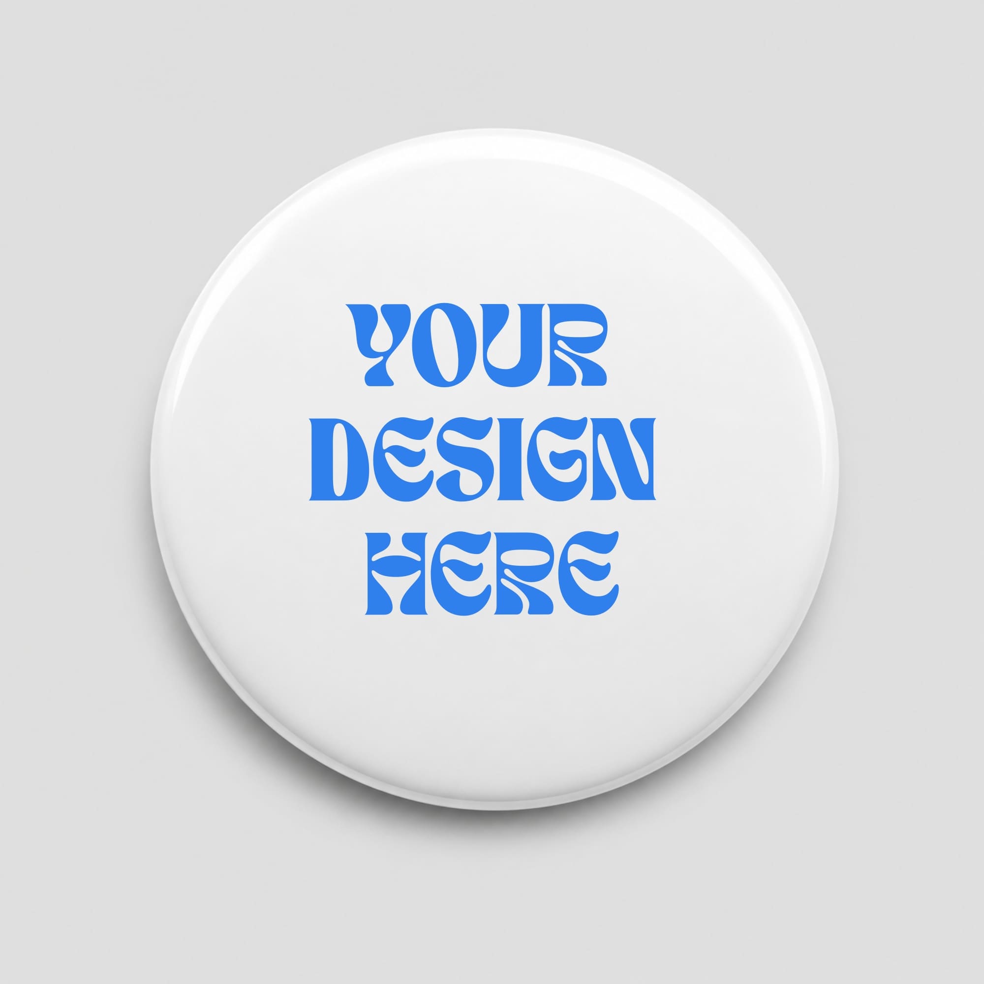 Customized Pin-Back Button – Personalized Name, Team Name, Logo Design | Custom Printed Round Badge